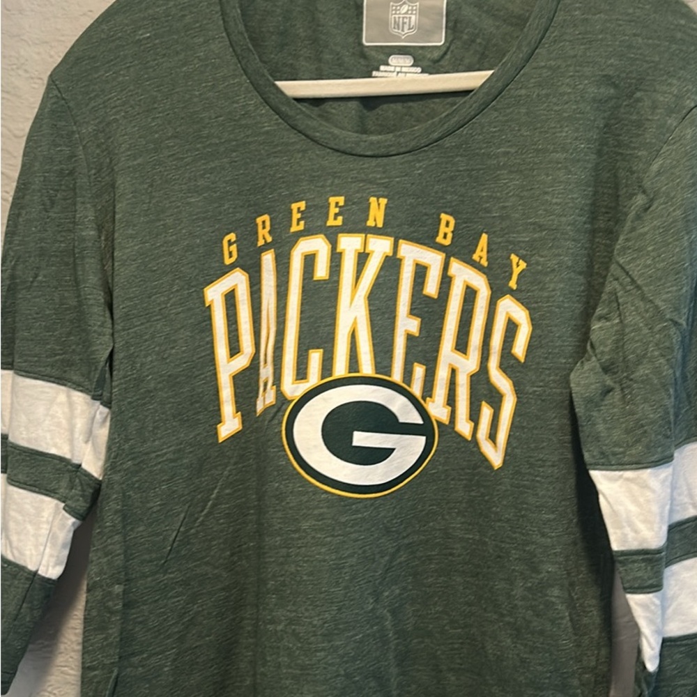 NFL Green Bay Packers Women's Green Long Sleeve Tee